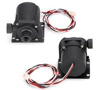 Jiawu Water Cooling Pump, 3600RPM High Speed 600L H Rate Computer Water Pump, Brushless DC with Left Outlet Design and Bracket for PC Cooling Systems G14 Thread