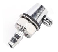 Jiawu Windscreen Washer Nozzle, M8 Thread Twin Jets Solid Brass Car Windscreen Washer Nozzle Twin Jets with Locking Nut Neoprene for Classic Cars From 50s 60s AC