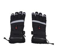 Jiawu Winter Rechargeable Electric Warm Heated Gloves, Men Women Battery Powered Rainproof Thermal Heated Gloves for Winter Sports Outdoors Climbing Hiking Hand Warmer