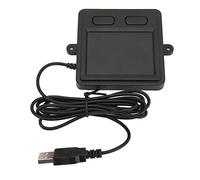 Jiawu Wired USB Touchpad, High Sensitivity Multifunctional 2 Button Design Portable Trackpad, USB Touchpad Mouse with Slide Tap Scroll Zoom for 7,8,10 Laptop Desktop Home Office