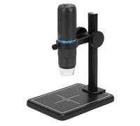 Jiawu Wireless Digital Microscope, 1080P WiFi Handheld Microscope, 1-1000X Magnification Endoscope Camera, 8 LEDs with Adjustable Stand for All Cellphones Tablet Android PC Wins