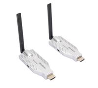 Jiawu Wireless HD Display Transmitter and Receiver with 1080P HD Multimedia Extender for Auditoriums, Transfer, Plug and Play for Large Conference Rooms