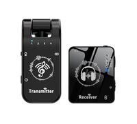 Jiawu Wireless In Ear Monitor System, 2.4GHz 282 Degree Rotate Rechargeable Wireless Transmitter Receiver IEM System with Automatic Pairing Low Latency 40m for Studio