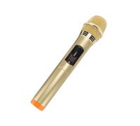 Jiawu Wireless Microphone, 2.4G Dynamic Mic with USB Receiver and Auto Pairing, 20m Range, Clear Vocal Reproduction, with 6.35mm to 3.5mm Adapter, for Karaoke Singing, Party