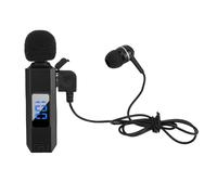 Jiawu Wireless Microphone System, Bluetooth 5.5 Fast Transfer Noise Blocking, Lavalier Lapel Microphone with 360 Degree Pickup for Teaching Recording Vlog Broadcast
