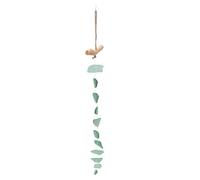 Jiawu Wood Wind Chimes DERIVA of Premium Glass Beautiful Sound Ideal for Anniversary (Style A)