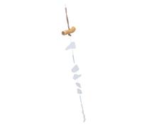 Jiawu Wood Wind Chimes DERIVA of Premium Glass Beautiful Sound Ideal for Anniversary (Style B)