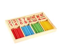 Jiawu Wooden Counting Sticks Math Educational Toys for Preschool Kids