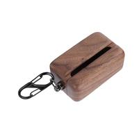 Jiawu Wooden Handcrafted Drop Proof Earbud Case Cover for Gemini II Earbud, Microfiber Interior Lining for Daily Use