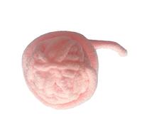 Jiawu Yarn Cat Toy, Handmade, Relieve Boredom, Wool Yarn, Cat Toy, Ball, Bite Resistance, Fun For Puppies, For Kittens (Pink)
