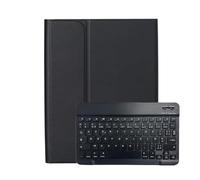 Jiaxu Detachable Black Keyboard & Mouse, Slim Lightweight Leather Stand Case compatible with Samsung Galaxy Tab S6 Lite 10.4 inch 2024(Black+Russian Keyboard)
