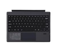 Jiaxu Turkish Arabic Hebrew Russian Spanish Italian Korean Backlit Touchpad Keyboard Cover compatible with Microsoft Surface Pro 8/9/10/X(German)