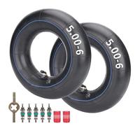 JIAYAN Set of 2 13x5.00-6 Inner Tube with TR87 Angled Valve Stem Replacement for Razor Go Kart Dirt Bike ATV Lawn Mower Wagons