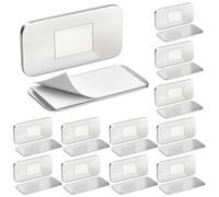Jiayi Ultra-Thin Cabinet Door Magnets 12 Pack Adhesive Quiet Magnetic Door Catch for Kitchen Cupboard Drill-Free Magnet Latch Drawer Closure Small Wardrobe Sliding Door Magnetic Catches