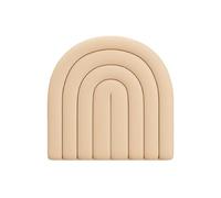JIAYING Anti Collision 3D Wall Padding For Kids, Decor 5cm Thick Self-Adhesive Headboard Upholstered Wall Panels For Nursery Protection(Skin tone,40cmx40cm-2pcs)