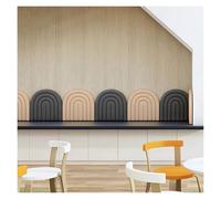 JIAYING Anti Collision 3D Wall Padding For Kids, Self-Adhesive Wall Stickers 5cm Thick Headboard Upholstered Wall Panels For Nursery Protection(Black,40cmx40cm-2pcs)