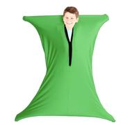 JiaYouLC Sensory Stretchy Body Sock Full-Body Wrap Body Sox to Relieve Stress for Children with Autism Anxiety (Green, L【Height 140-160cm】)