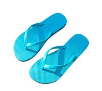 JiaYouLC Unisex Flip Flops Rubber Flatform Beach flipflops Slip-Resistant Flat Flip-Flop for Shower Swimming Pools (Blue, Adult, Men, 4.5, Numeric Range, UK Footwear Size System, 5, Medium)