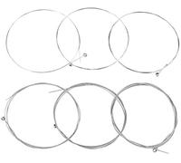 Jiayouy 1 Sets of 6 Electric Guitar Strings Replacement Steel Strings Set Stainless Steel Core Nickel Alloy Wound Nickel-plated