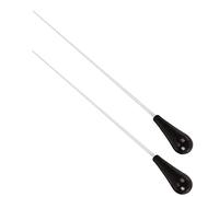 Jiayouy 15 Inch Music Baton Orchestra Baton ABS Handle Music Conducting Baton Pack of 2 (Black)