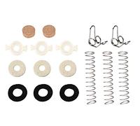 Jiayouy 16Pcs Trumpet Valve Spring Felt Washers Cork Pad Set Trumpet Valve Replacement Parts