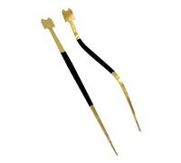 Jiayouy 2Pcs Cello Sound Post Tools Straight Style & S Style Post Setters Cello Making Tools Luthier Install Repair Tool Kit