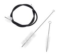 Jiayouy 3 Pieces Trumpet Cleaning Kit Mouthpiece Brush Valve Brush Flexible Brush Set for Trumpet Trombone Instrument Maintenance