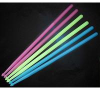 Jiayouy 3Pair of 5A Nylon Drumsticks Stick for Drum Set Luminous Light Up Drumsticks, Glow in The Dark Night light Drum Sticks for Adults Kids Professional Puple/Green/Blue Fluorescence