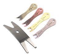 Jiayouy 4Pcs Acoustic Guitar String Bridge Pin Puller with 1pcs Spanner Wrench Stainless Steel Removal Pulling Luthier Tool