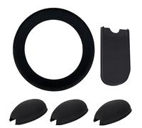 Jiayouy 5pcs Thumb Rest + Palm Key Risers Pads + Saxophone Noise Eliminating Silicone Bell Protector Ring Protective Tools for Alto Tenor Soprano Saxophone Accessories (Soprano)