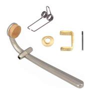Jiayouy 6Pcs Trombone Wind Instruments Accessory Drain Valves Steel Wire Spring Valve Base Shaft Cork Pad