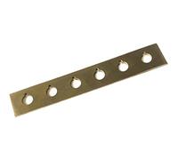 Jiayouy Acoustic Guitar Bridge Pin Hole Slot Repair Plate Hardware Guitar Replace Parts Aluminum Alloy (Standard Type)