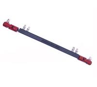 Jiayouy Aluminum Alloy Double Bass Drum Pedal Drive Shaft Percussion Instrument Accessory (Black)