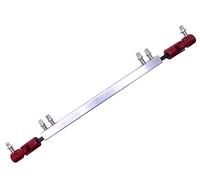 Jiayouy Aluminum Alloy Double Bass Drum Pedal Drive Shaft Percussion Instrument Accessory (Silver)