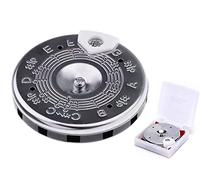 Jiayouy C-C Pitch Pipe Tuning-Devices Chromatic 13 Tone Pitch Pipe Tuner for Violin Ukulele Guitar Mandolin Banjo Bass Chrome-Plated