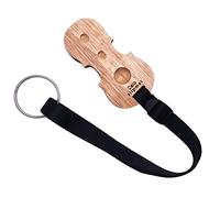 Jiayouy Cello Endpin Stopper Wooden Non-slip Anchor Stop Holder Floor Protector with Adjustable Nylon Strap and 3 Holes Holder