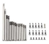 Jiayouy Clarinet Repair Parts Set 14pcs Clarinet Rollers + 21 Screws Bb Clarinet Woodwind Instrument Replacement Accessories