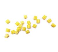 Jiayouy Dia 4mm Valve Rotor Rubber Buffering Stop for French Horn Euphonium Tuba Trombone Yellow 20pcs