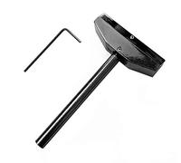 Jiayouy Guitar Bass Fingerboard Fret Press Caul Luthier Tool with Hex Wrench Strong Steel Construction - Black