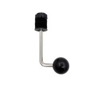 Jiayouy L-Rod Ball Arm Metal and Plastic 46mm L Rod Ball Cymbal Mounting Arm Holder for Percussion Drum Set Clamp Hardware Parts