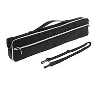 Jiayouy Lightweight Flute Case Cover Bag Carry Bag with Adjustable Shoulder Strap & Plush Lining Black 17.3"x 3.5"x 2.17"