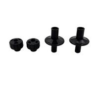 Jiayouy Quick Release Cymbal Mate Nuts with Cymbal Sleeves, 4Pcs Plastic Cymbal Hi-Hat Stands Replacement Parts Accessory