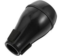 Jiayouy Trombone Mute, Tenor Trombone Straight Mute, Lightweight Plastic Practice Silencer, Black
