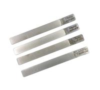 Jiayouy Ukulele Nut Files 0.022"-0.032" Guitar Nut Slotting File Set, 4Pcs Ukulele Fret Crowning Slot Filing Luthier Repair Tool