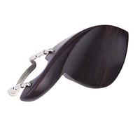 Jiayouy Violin Ebony Chin Rest with Standard Bracket for 3/4 Violin - Center Mount