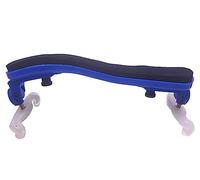 Jiayouy Violin Shoulder Rest for 1/2 Size with Soft Foam Pad and Collapsible Silicone Gel Feet Perfect for Beginners and Professionals Blue