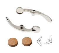 Jiayouy Wind Instrument Accessory Set - 2x Water Key Drain Valve, 2x Cork, 2x Steel Wire Spring Metal, Durable, Perfect for Trombone, Trumpet, Tuba Lovers