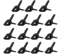 JIAYUET 15PCS Spring Clamps, 4 Inch Heavy Duty Photography Backdrop Clips for Studio and Market Stall