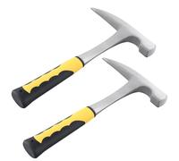 JIAYUET 2 Pack 24oz Pointed Geological Hammer, 30cm Geology Rock Pick Brick Hammer for Mining, Prospecting, Geologist