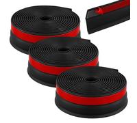 JIAYUET 3 PCS Universal Garage Door Seal 5m Rubber Stripping for Warehouse, Garage Bottom Draught Protection